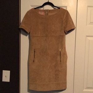 Women’s Faux Suede Cloth Dress- Size 6